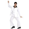 DEGUISEMENT COSTUME BLANC TRAVOLTA CHEMISE AVEC GILET VESTE PANTALON TAILLE XL