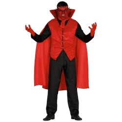 DEGUISEMENT DEMON LORD DEVIL ROUGE ET NOIR TAILLE M