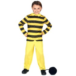 DEGUISEMENT DALTON TAILLE 7/9 ANS TUNIQUE PANTALON BOULET