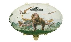 BALLON METALLIQUE DINAUSAURE JURASSIC WORLD T REX BRUN 35 CM 
