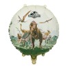 BALLON METALLIQUE DINAUSAURE JURASSIC WORLD T REX BRUN 35 CM 