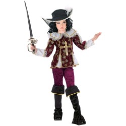 DEGUISEMENT MOUSQUETAIRE FILLE TAILLE 152