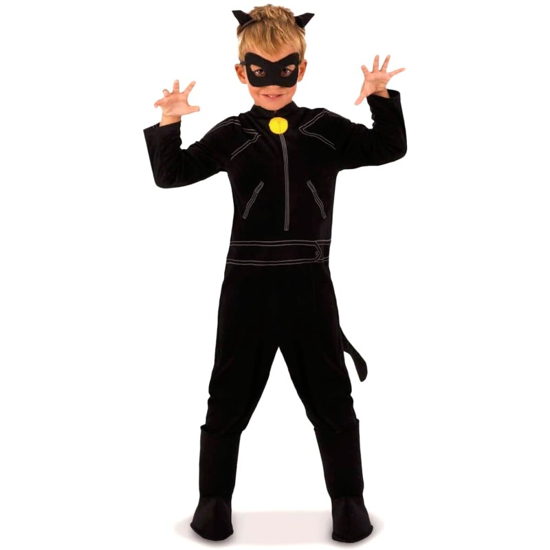 DEGUISEMENT MIRACULOUS CHAT NOIR TAILLE 3-4 ANS
