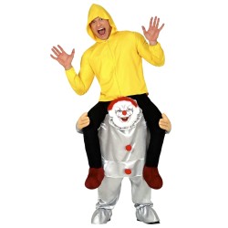 DEGUISEMENT A DOS DE CLOWN HALLOWEEN ADULTE TAILLE UNIQUE