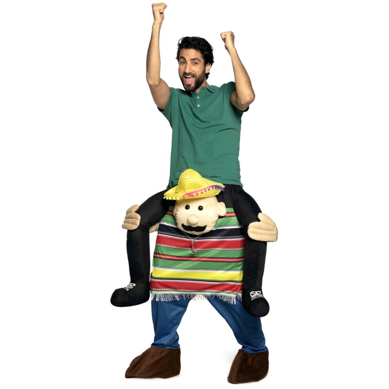 DEGUISEMENT A DOS DE MEXICAIN TAILLE UNIQUE 