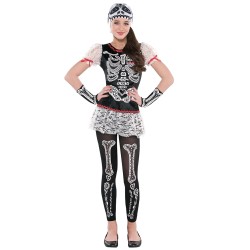 DEGUISEMENT ADO SQUELETTE FASHION TAILLE 12-14 ANS