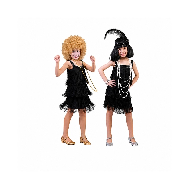 DEGUISEMENT ROBE CHARLESTON NOIRE CELINE TAILLE 128