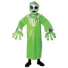 DEGUISEMENT ALIEN VERT ENFANT TAILLE 128 CM 