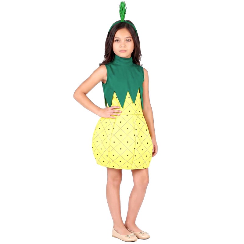 DEGUISEMENT ANANAS ENFANT TAILLE 3-4 ANS