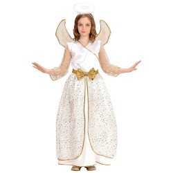 DEGUISEMENT ANGE BLANC ET OR TAILLE 104