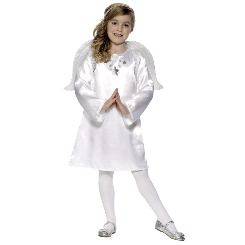 DEGUISEMENT ANGE ETOILES ARGENTEES TAILLE 7/9 ANS