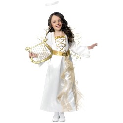 DEGUISEMENT ANGE OR BLANC TAILLE 4/6 ANS