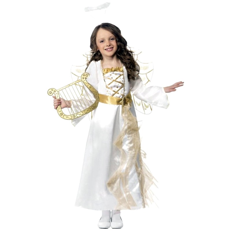 DEGUISEMENT ANGE OR BLANC TAILLE 4/6 ANS