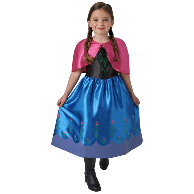 DEGUISEMENT ANNA CLASSIC REINE DES NEIGES TAILLE 7/8 ANS