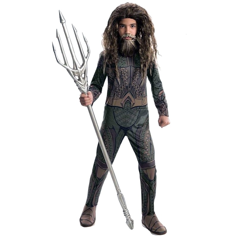 DEGUISEMENT AQUAMAN JUSTICE LEAGUE TAILLE 8-10 ANS 
