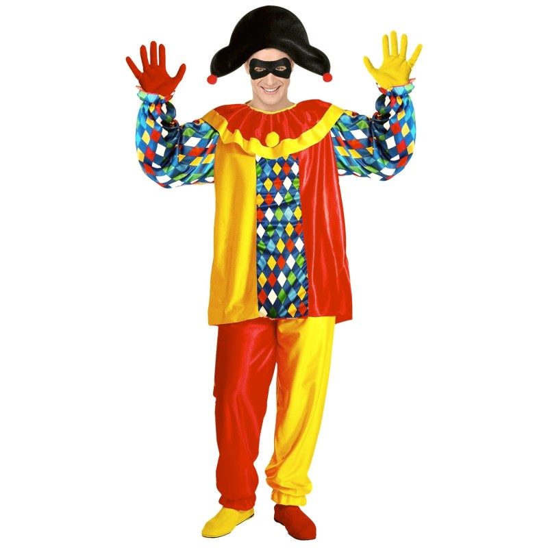 DEGUISEMENT ARLEQUIN MULTICOLORE HOMME TAILLE M