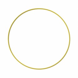 ANNEAU OU CERCLE METAL EPOXY OR 4 MM DIAMETRE 80 CM 