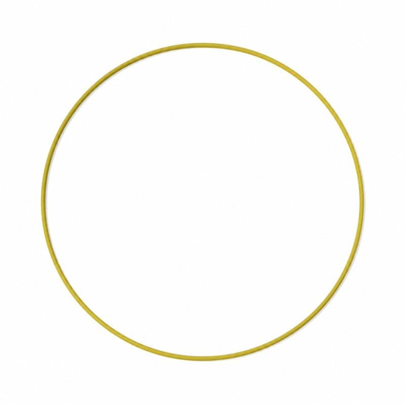 ANNEAU OU CERCLE METAL EPOXY OR 4 MM DIAMETRE 80 CM 