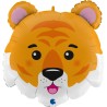 BALLON METALLIQUE TETE DE TIGRE 56 CM 