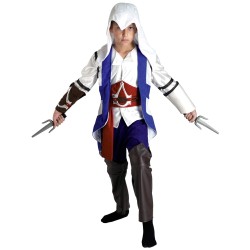 DEGUISEMENT ASSASSINO BLEU TAILLE 8 ANS