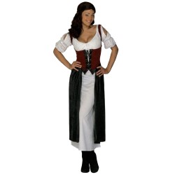 DEGUISEMENT MEDIEVALE AUBERGISTE LUCREZIA TAILLE L