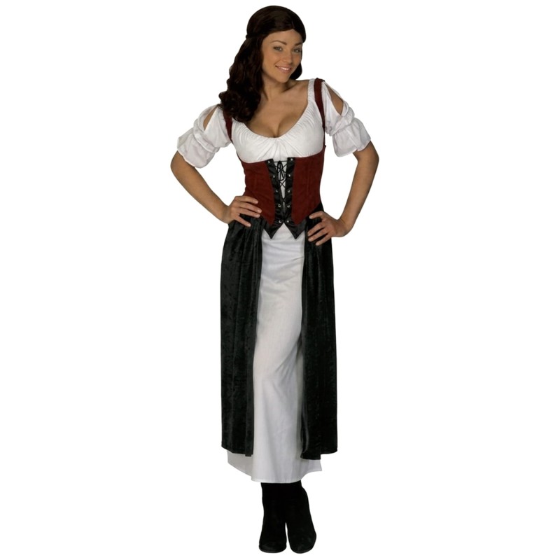 DEGUISEMENT MEDIEVALE AUBERGISTE LUCREZIA TAILLE L