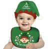 DEGUISEMENT BEBE BAVOIR + CHAPEAU OU BONNET LUTIN MY FIRST CHRISTMAS