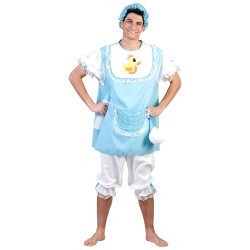 DEGUISEMENT BEBE BLEU PETIT CANARD TAILLE 52/54