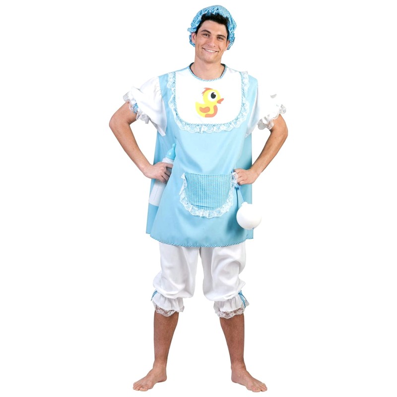 DEGUISEMENT BEBE BLEU PETIT CANARD TAILLE 56/58