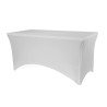 NAPPE EN TISSU ELASTHANE BLANC RECTANGULAIRE 183 X 76 X 74 CM