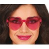 LUNETTES COEUR TRANSPARENTES ROSE