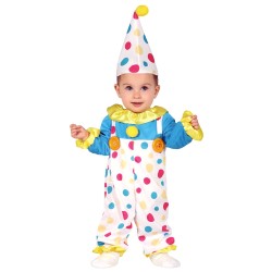 DEGUISEMENT BEBE CLOWN TYPE SALOPETTE TAILLE 12-18 MOIS
