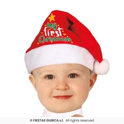 DEGUISEMENT BEBE PERE NOEL MY FIRST CHRISTMAS 12-18 MOIS