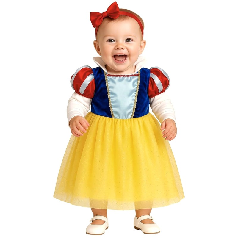 DEGUISEMENT BEBE PRINCESSE BLANCHE SNOW TAILLE 12-18 MOIS