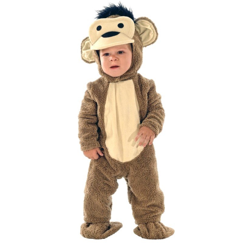DEGUISEMENT BEBE SINGE PELUCHE TAILLE 1 AN