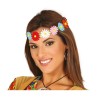 BANDEAU DE FLEURS MULTICOLORE PEACE AND LOVE