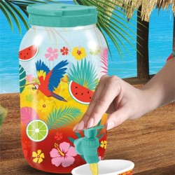 LIMONADIER DISTRIBUTEUR DE BOISSON TROPICAL 4 L 27 X 22 CM 