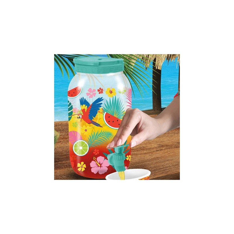 LIMONADIER DISTRIBUTEUR DE BOISSON TROPICAL 4 L 27 X 22 CM 