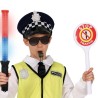 KIT OU SET POLICE DE CIRCULATION BATON LUMINEUX LUNETTES PANNEAU INSIGNE SIFFLET