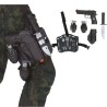 SET MILITAIRE HOLSTER DE JAMBE 2 GRENADES 1 PISTOLET 1 COUTEAU