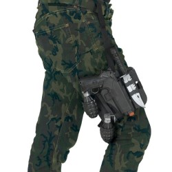 SET MILITAIRE HOLSTER DE JAMBE 2 GRENADES 1 PISTOLET 1 COUTEAU