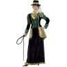 DEGUISEMENT ECUYERE 1900 VERTE ET OR TAILLE 42/44