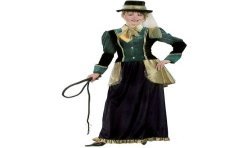 DEGUISEMENT ECUYERE 1900 TAILLE 38/40 VERT ET OR 