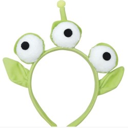SERRE-TETE ALIEN VERT 3 YEUX + OREILLES
