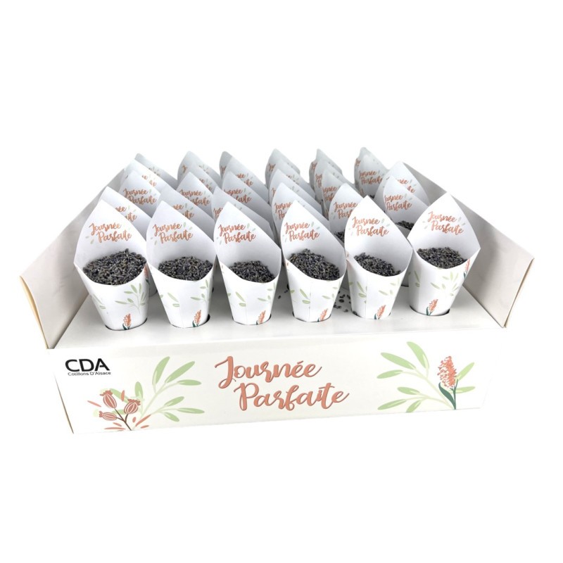 SUPPORT POUR 30 CONES EN PAPIER JOURNEE PARFAITE 