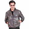 DEGUISEMENT BLOUSON BOMBER MULTICOLORE TAILLE L-XL