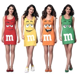 DEGUISEMENT BONBON MM S ROBE TAILLE M