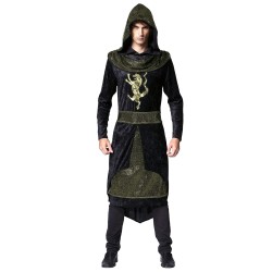 DEGUISEMENT BLACK PRINCE MEDIEVAL TAILLE XL