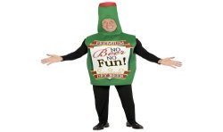 DEGUISEMENT BOUTEILLE DE BIERE "NO BEER NO FUN!" TAILLE UNIQUE