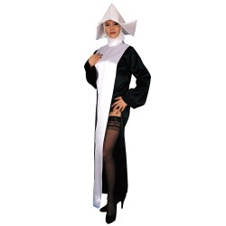 DEGUISEMENT BONNE SOEUR SEXY TAILLE M